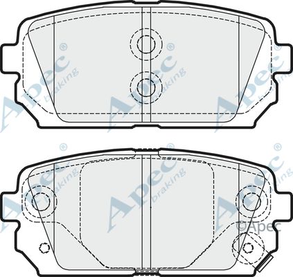 APEC BRAKING Jarrupala, levyjarru PAD1618